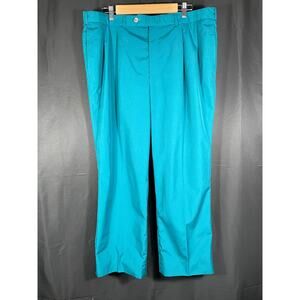 Vintage Berle Tailored, Slacks, Trousers, Pants, Teal Blue